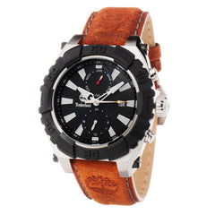 Montre Timberland en cuir marron