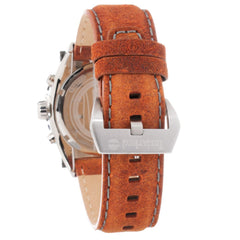 Montre Timberland en cuir marron