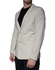 Paolo Pecora Milano Beige Einreihiger Anzug/Blazer