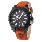 Timberland Uhr aus braunem Leder