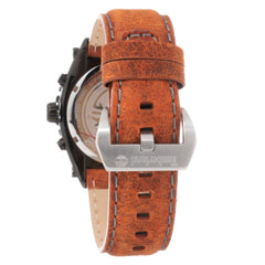 Montre Timberland en cuir marron
