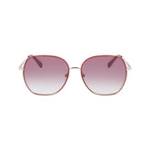Lunettes de soleil Longchamp en métal rouge