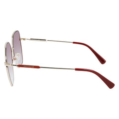 Lunettes de soleil Longchamp en métal rouge