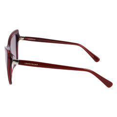 Lunettes de soleil Longchamp en acétate rouge