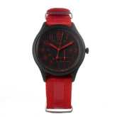 Montre Timex en nylon rouge