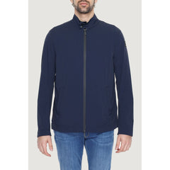 Vestes et manteaux en nylon bleu soleil