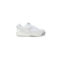 Baskets Diadora en cuir artificiel blanc