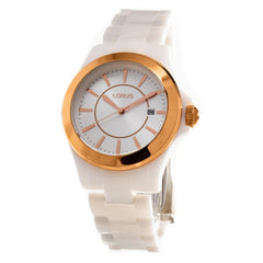 Montre en plastique blanc Lorus