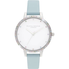 Olivia Burton Blue Artificial Leather Watch