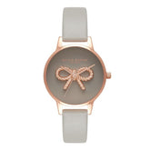 Olivia Burton Gray Artificial Leather Watch