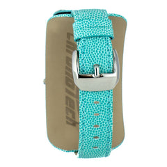 Montre Chronotech en cuir bleu