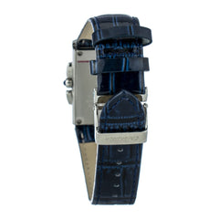 Montre Chronotech en cuir bleu