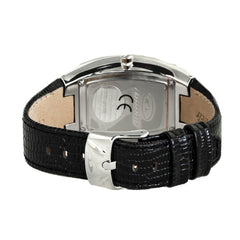 Montre Chronotech en cuir noir