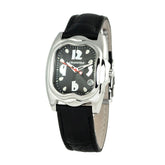 Montre Chronotech en cuir noir