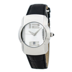 Montre Chronotech en cuir noir