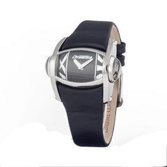 Montre Chronotech en cuir noir
