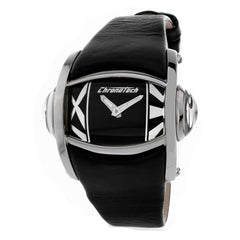 Montre Chronotech en cuir noir
