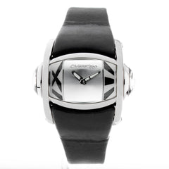 Montre Chronotech en cuir noir