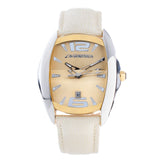 Montre Chronotech en cuir beige