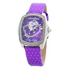 Montre Chronotech en cuir violet