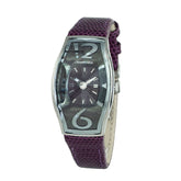Montre Chronotech en cuir violet