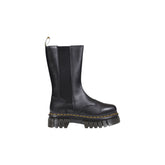 Dr. Martens schwarzer Lederstiefel
