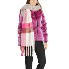 Écharpe violette uniquement en polyester recyclé