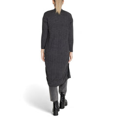 Nur graue Marabou-Strickjacke