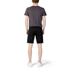 Short en coton noir Jack Jones
