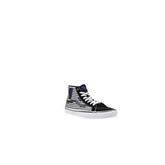 Baskets Vans en cuir noir et blanc