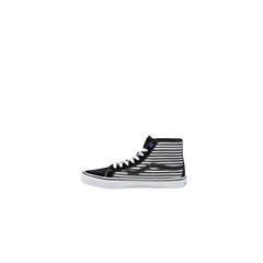 Baskets Vans en cuir noir et blanc
