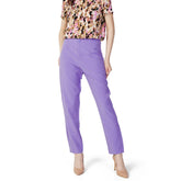 Pantalon violet en polyester uniquement