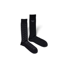 Emporio Armani Unterwäsche Schwarze Baumwollsocke