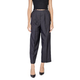 Pantalon ICHI en polyester noir