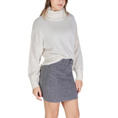 Col roulé en marabout crème ICHI