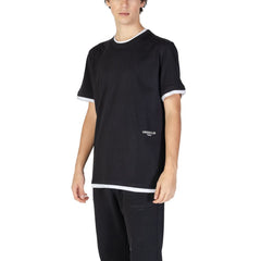 Underclub Schwarzes Baumwoll-T-Shirt