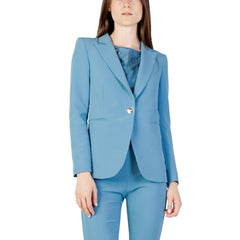 Blazer en polyester turquoise Rinascimento