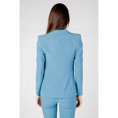 Blazer en polyester turquoise Rinascimento