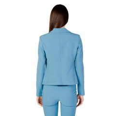 Blazer en polyester turquoise Rinascimento