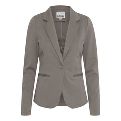 ICHI Beige Polyester Blazer