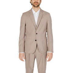 Antony Morato Beige Polyester Blazer
