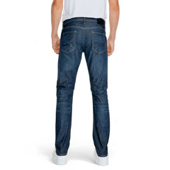 Jack Jones Jeans aus blauer Baumwolle mit lockerer Passform