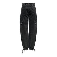 Only Black Cotton Boyfriend Jeans