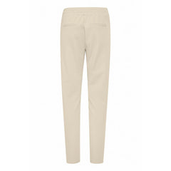 ICHI Beige Polyester Pant
