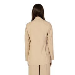 Sandro Ferrone Beige Polyester-Blazer