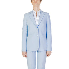 Blazer bleu en polyester Sandro Ferrone
