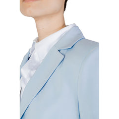 Blazer bleu en polyester Sandro Ferrone