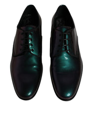 Chaussures habillées Dolce & Gabbana Peacock en cuir verni Derby pour homme