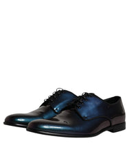 Chaussures habillées Dolce & Gabbana Peacock en cuir verni Derby pour homme