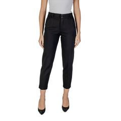 Pantalon Street One en viscose noire